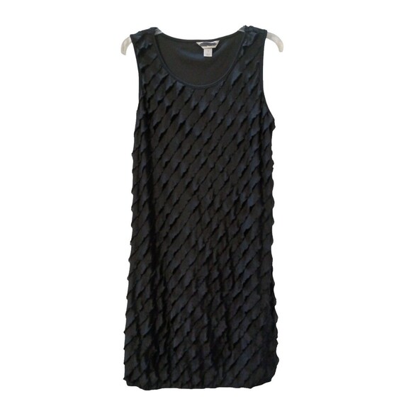 Christopher and Banks Dress Womens M Sleeveless Ruffle Layers Casual Knee Length - Picture 3 of 7